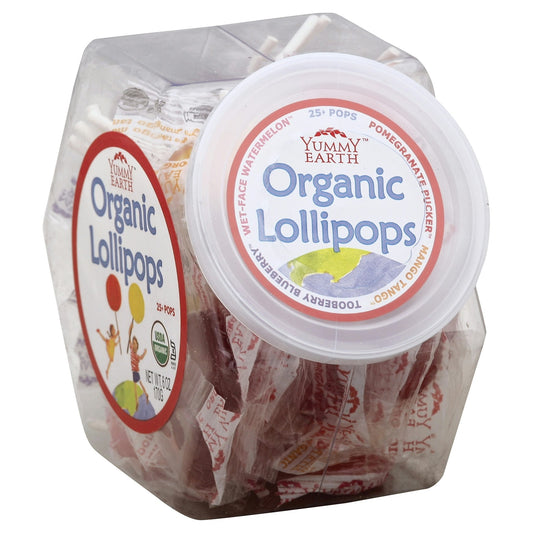 Yumearth Lolli Pop Psnl Bin 30Count Organic 6 Oz (Pack of 10)