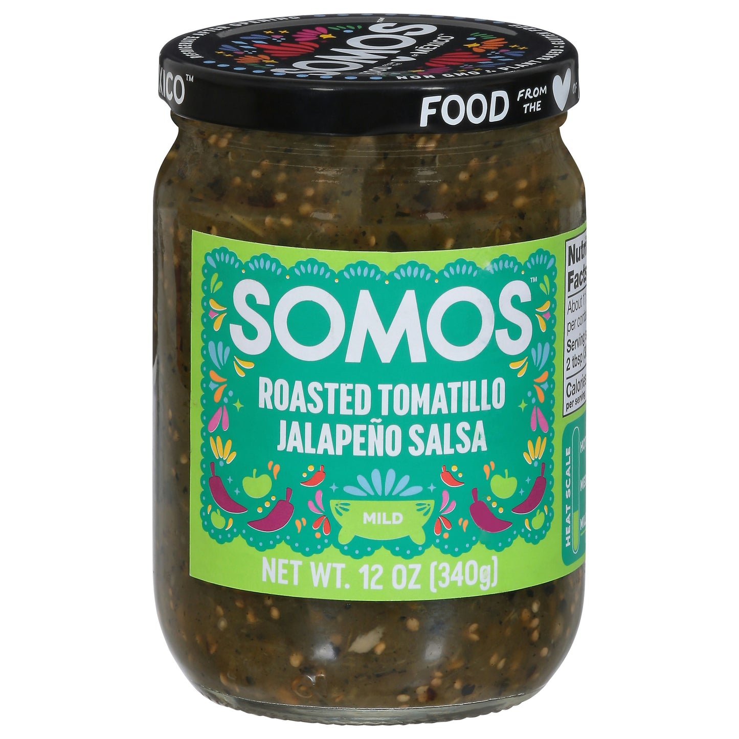 Somos Salsa Jalapeno Pepper 12 oz (Pack of 6)