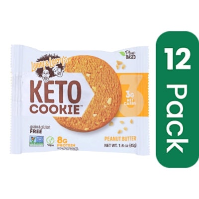 Lenny & Larry's - Keto Cookie Peanut Butter 1.6 oz (Pack of 12)