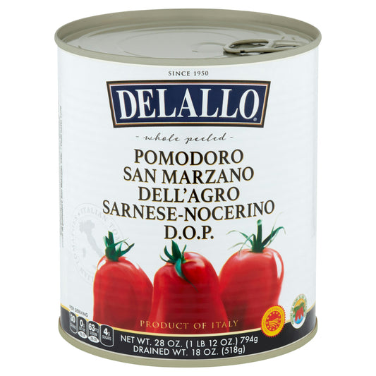 Delallo Tomato Import Marzano 28 Oz (Pack Of 6)