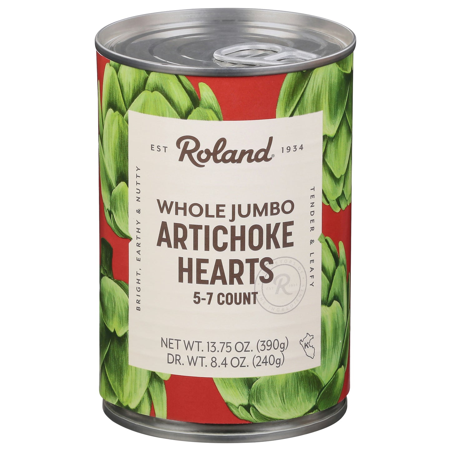 Roland Artichoke Hearts 5-7 Count 13.75 Oz (Pack of 12)