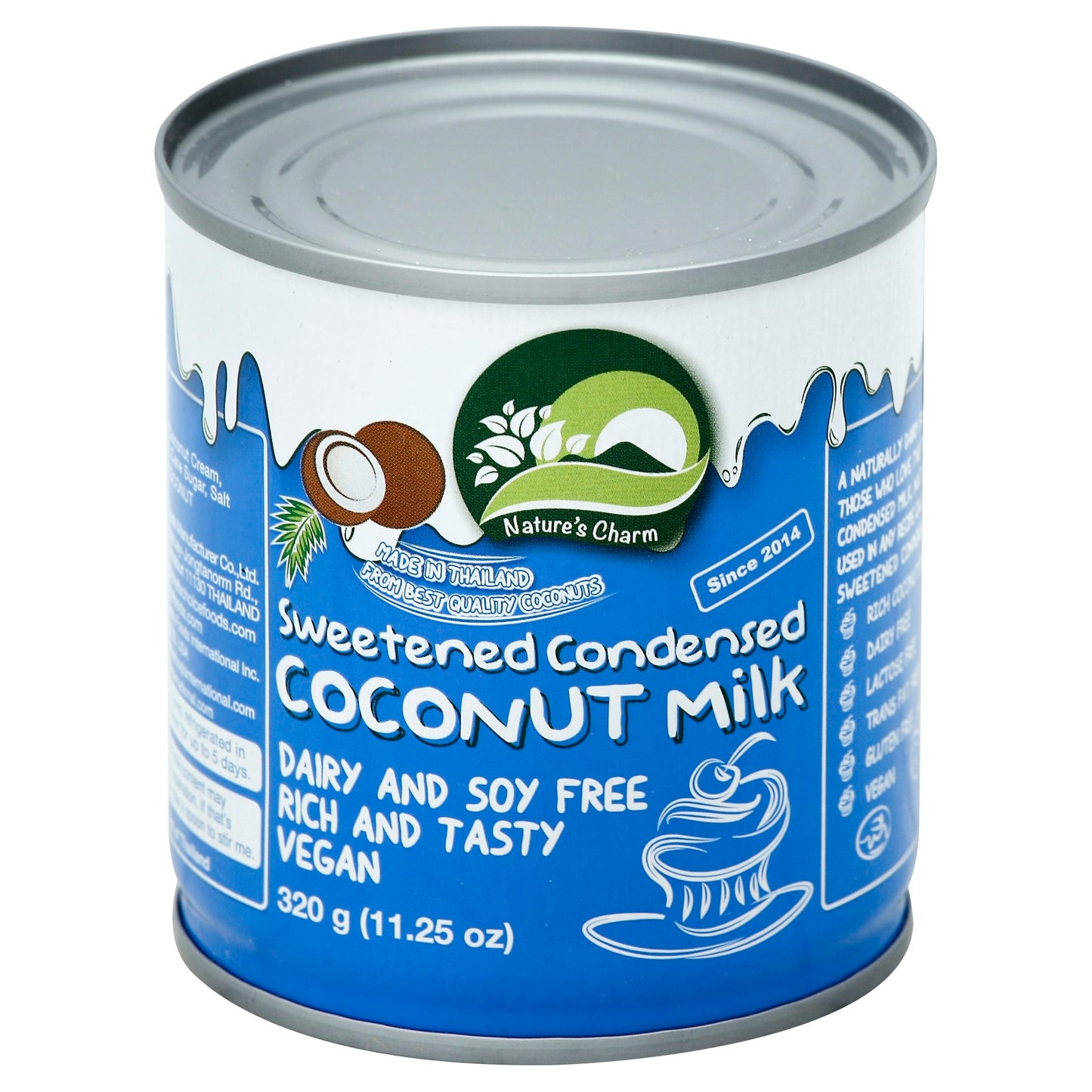 Natures Charm Condensed Coconut Milk 11.25 oz (Pack of 6)