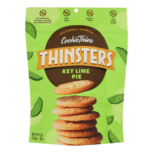 Mrs. Thinster's Key Lime Pie Cookie Thins 4 oz (Pack of 12)