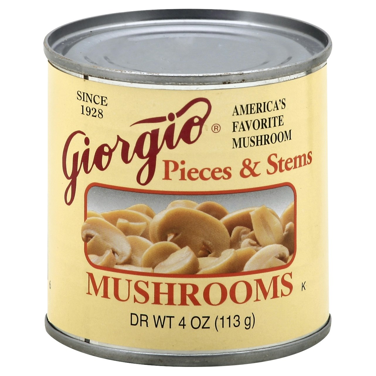 Giorgio Mushroom Pieces N Stem 4 Oz Pack of 12