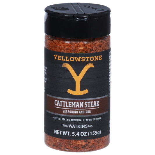 Yellowstone Seasoning Cattleman Steak Rub - 5.4 OZ (Pack of 6)