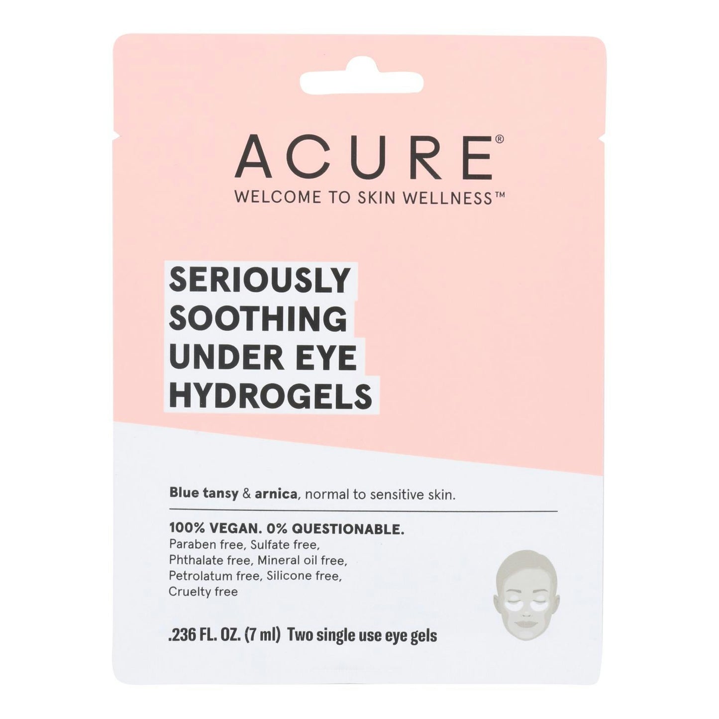 Acure Hydrogel Under Eye Soothing 1 Ea Pack of 12