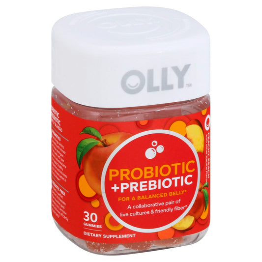 Olly Probiotic Pre Peach Gumm 30 Ea (Pack of 3)