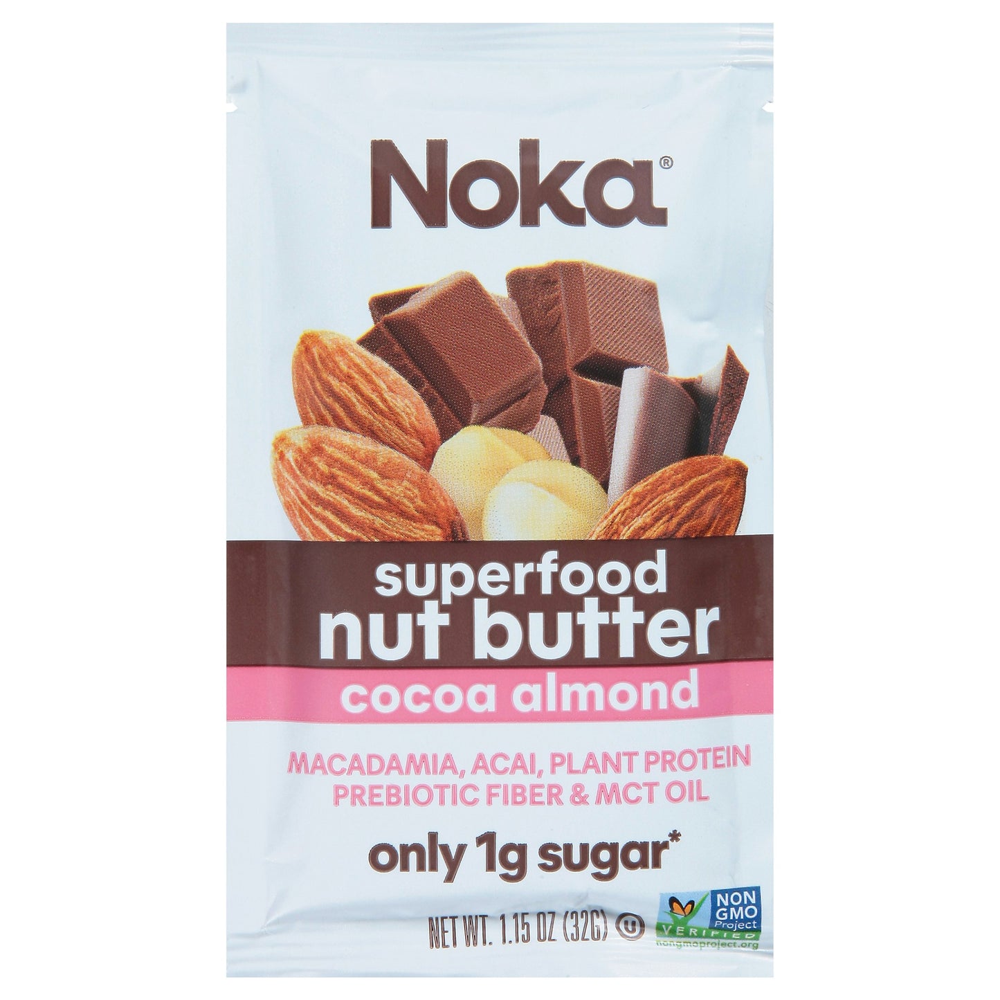 Noka Butter Almond Chocolate 1.15 Oz Pack of 10