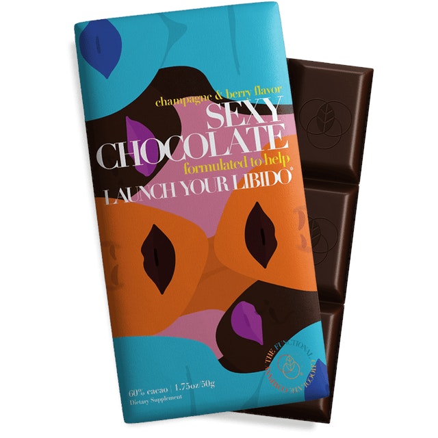 The Functional Chocolate Co - Chocolate Bar Sexy 1.75 oz (Pack of 12)