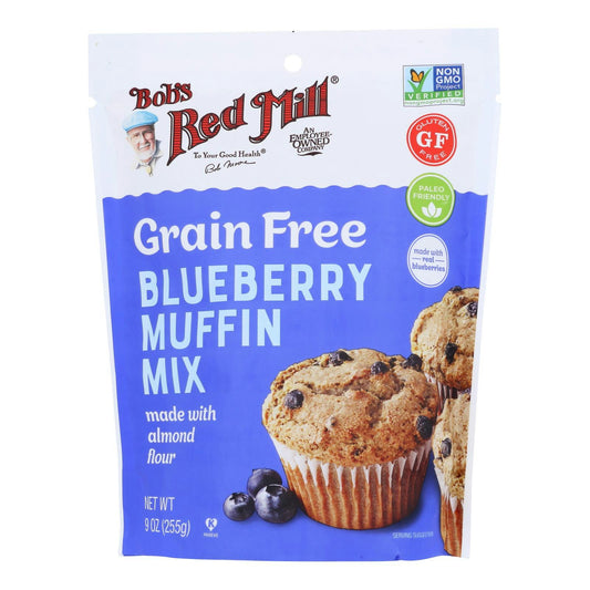 Bob's Red Mill - Muffin Mix Grain Free Blueberry 9 oz (Pack of 5)