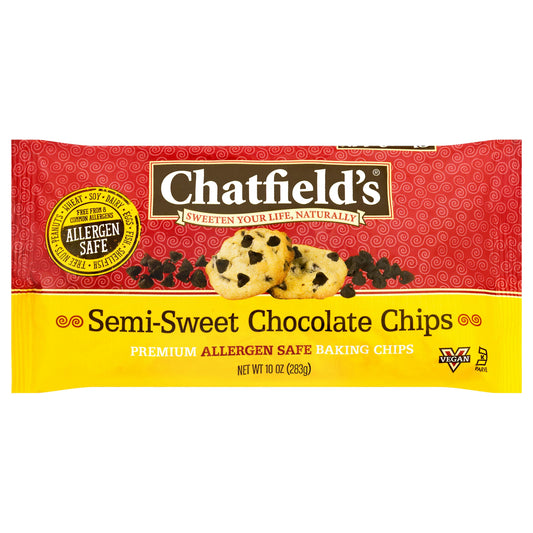 Chatfields Chocolate Chip Semi Sweet Chocolate 10 oz (Pack of 12)