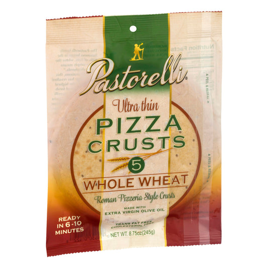 Pastorelli Crust Piza Wheat Thin 5Ct 8.75 Oz (Pack Of 10)