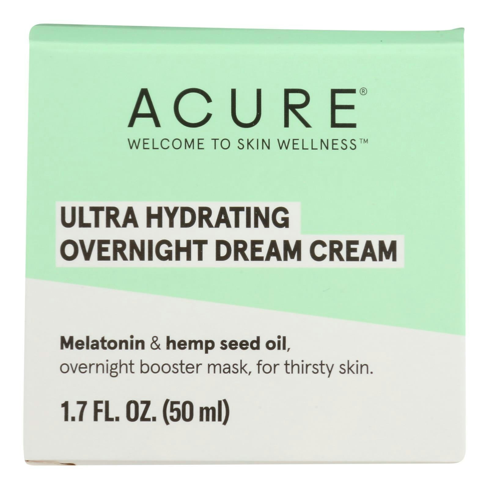 Acure - Cream Ultra Hydratin Overnight - 1.7 fl. oz