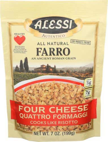 Alessi Four Cheese Farro - 7 Ounce (Pack of 6)