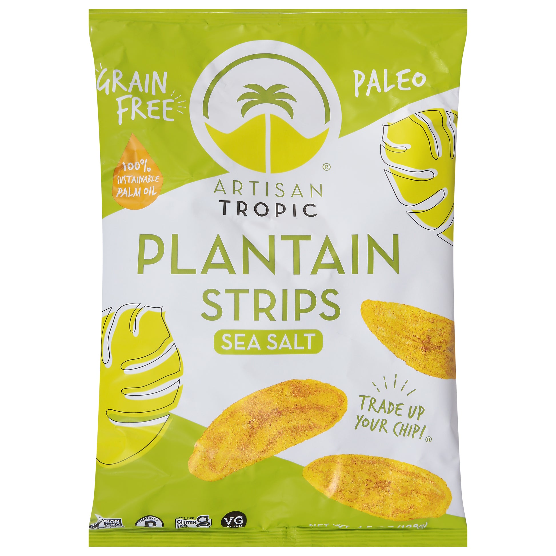 Artisan Tropic Plantain Sea Salt 4.5 oz (Pack Of 12)