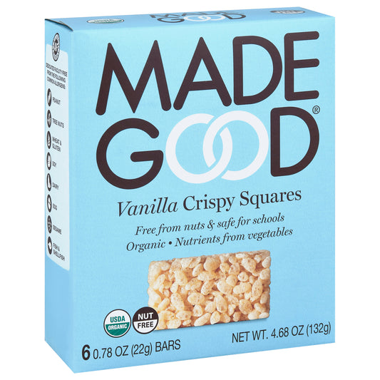 Made Good Rice Crispy Vanilla Squares 4.68 oz (Pack Of 6)