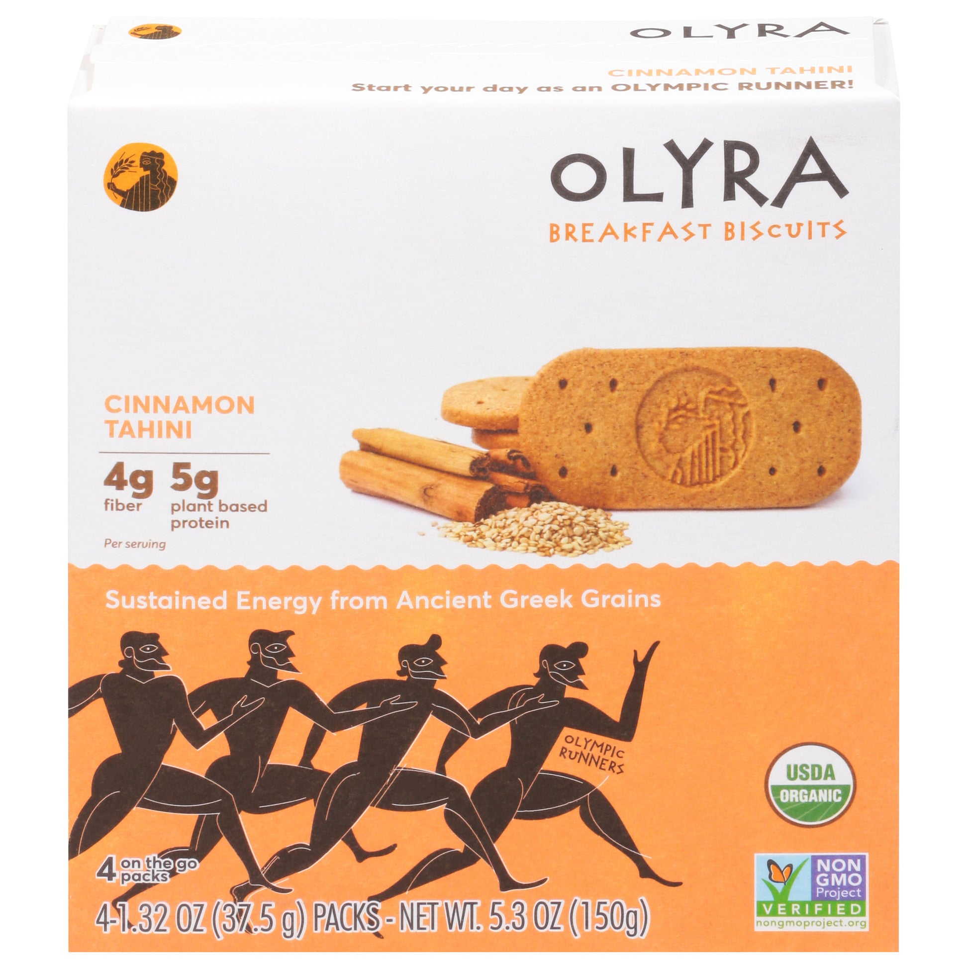 Olyra Biscuit Breakfast Cinnamon Tahini 5.3 oz (Pack Of 6)