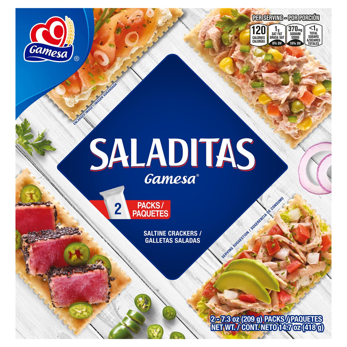 Gamesa Cracker Saladita 14.6 oz (Pack Of 12)