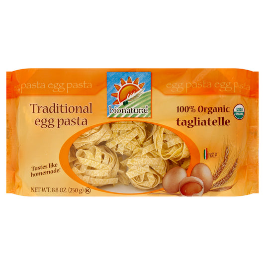 Bionaturae Pasta Egg Tagliatelle Organic 8.8 oz (Pack Of 12)