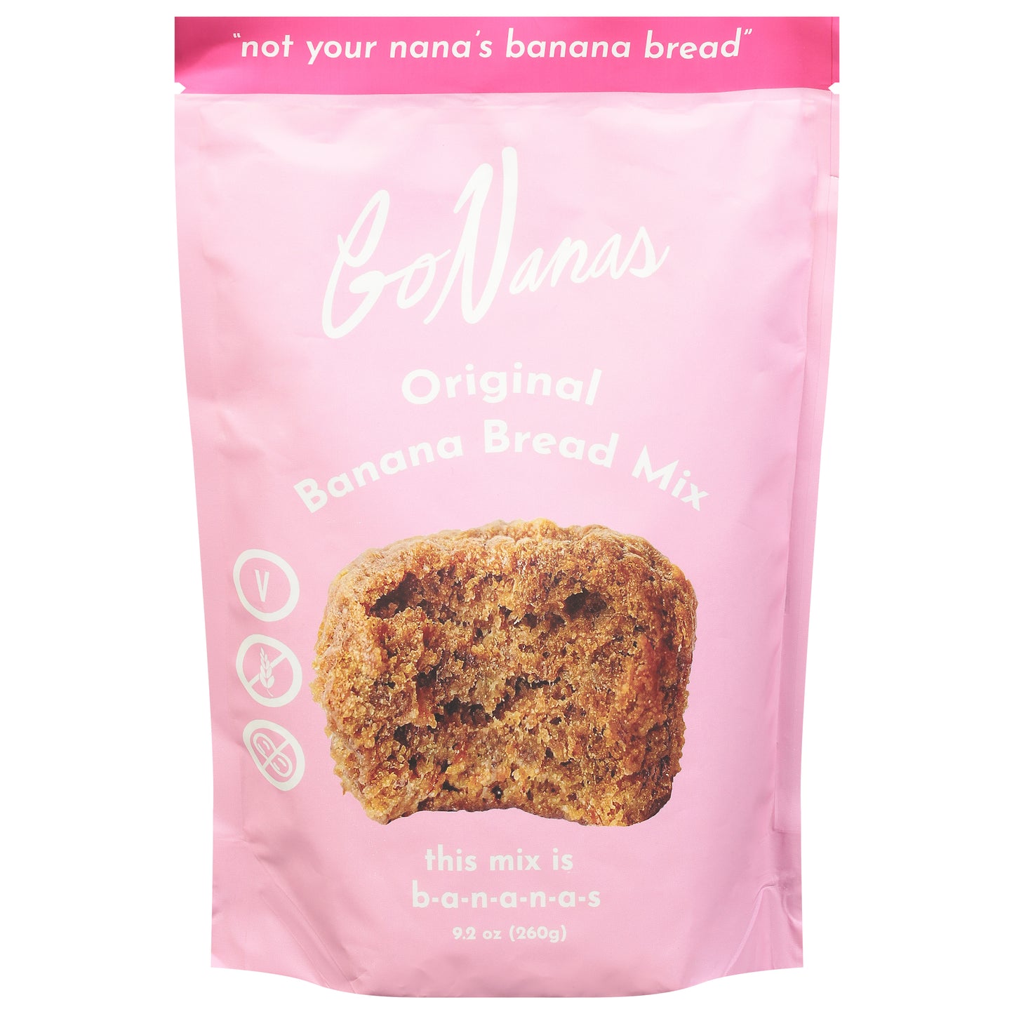 Gonanas Mix Banana Bread Original 8.95 Oz (Pack Of 6)