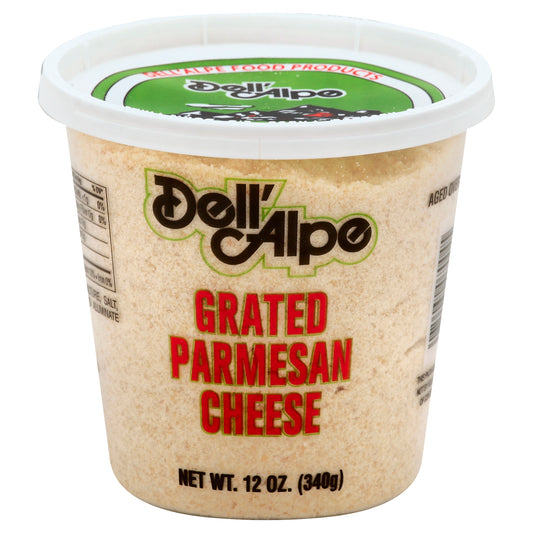 Dell Alpe Parmesan Grated 12 oz (Pack Of 6)