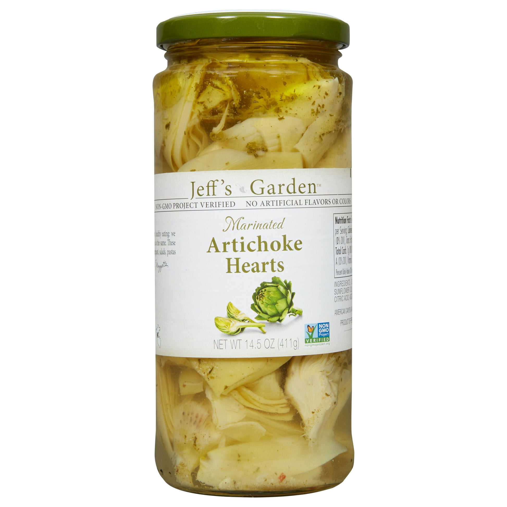 Jeffs Garden Artichoke Hearts Marinated 14.5 Oz Pack of 6