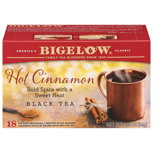 Bigelow Tea Hot Cinnamon 1.23 Oz Pack of 6