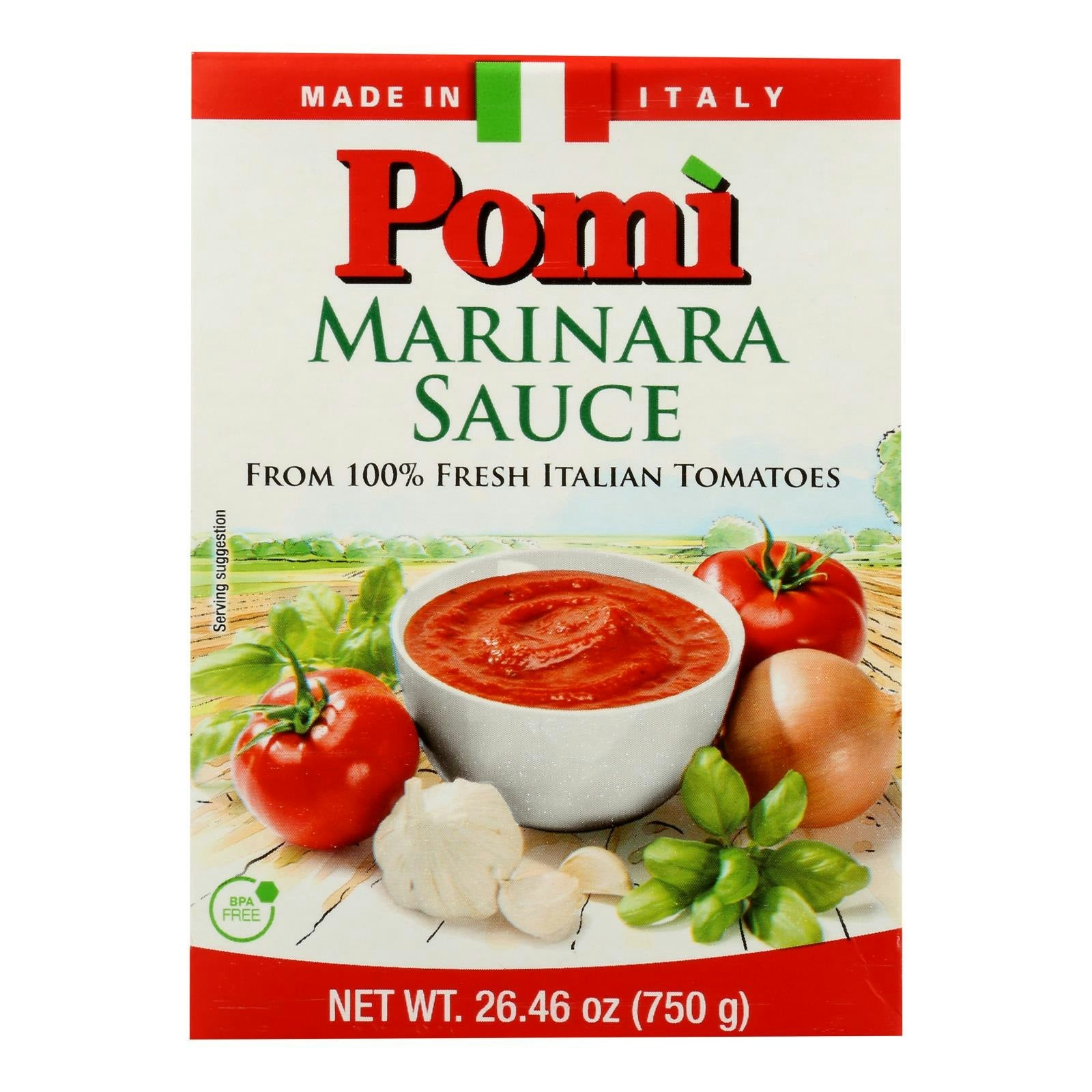 Pomi Tomatoes Marinara Sauce 26.46 fl oz (Pack of 12)