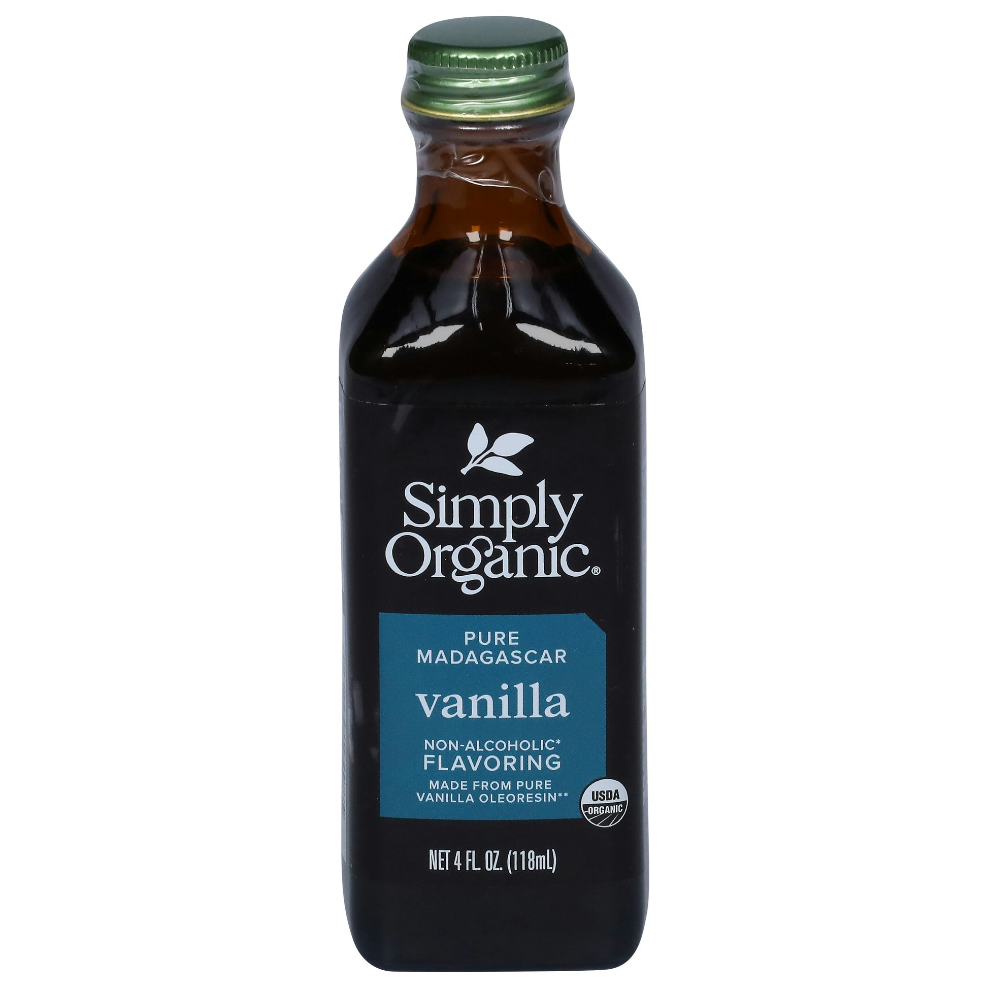 Simply Organic Flavor Vanilla Alcohol Free 4 oz (Pack of 6)