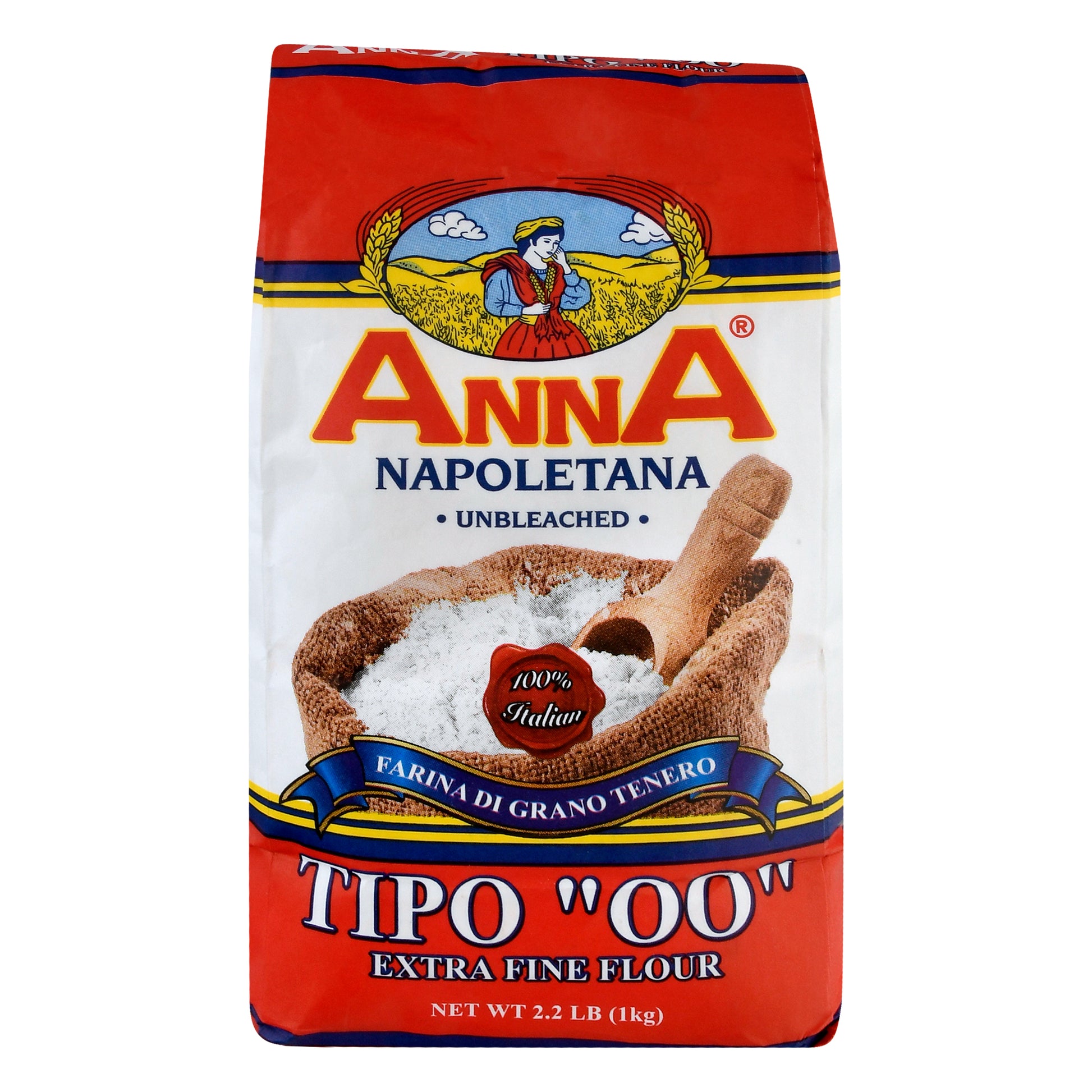 Anna Flour Extra Fine 2.2 Lb (Pack Of 10)