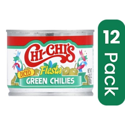 Chi Chi's - Chilies Diced Green 4 Oz (Pack of 12)