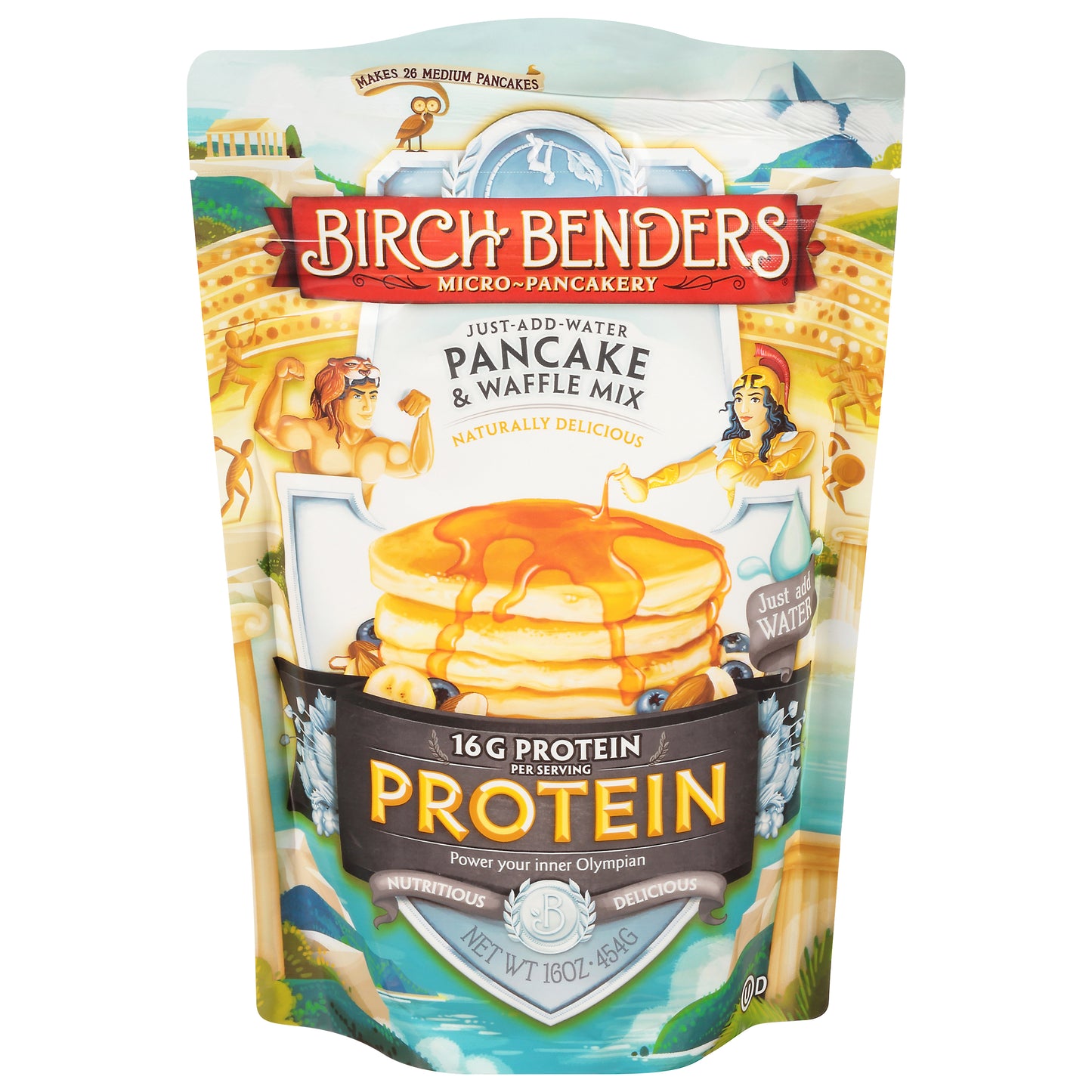 Birch Benders Mix Pancake Waffle Protein 16 oz (Pack Of 6)