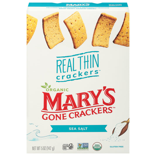 Marys Gone Crackers Crackers Thin Sea Salt Gluten Free 5 oz (Pack Of 6)