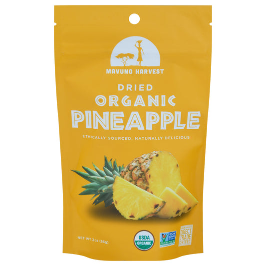 Mavuno Harvest Fruit Dried Pineapple Organic 2 oz (Pack Of 6)