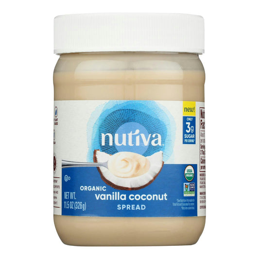 Nutiva - Spread Vanilla Coconut 11.5 oz (Pack of 6)