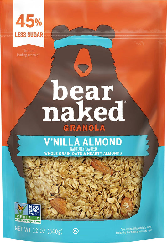 Bear Naked Granola Vanilla Almond Crunch 12 Oz (Pack of 6)