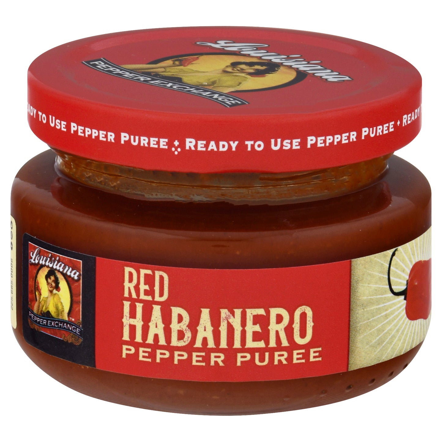 Louisiana Pepper Exchange Puree Red Habanero 4 Oz (Pack Of 12)