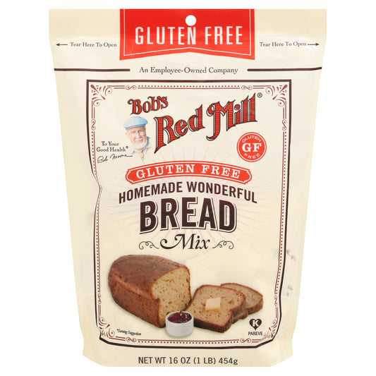 Bobs Red Mill Mix Bread Homemade Wonderful 16 oz (Pack Of 4)