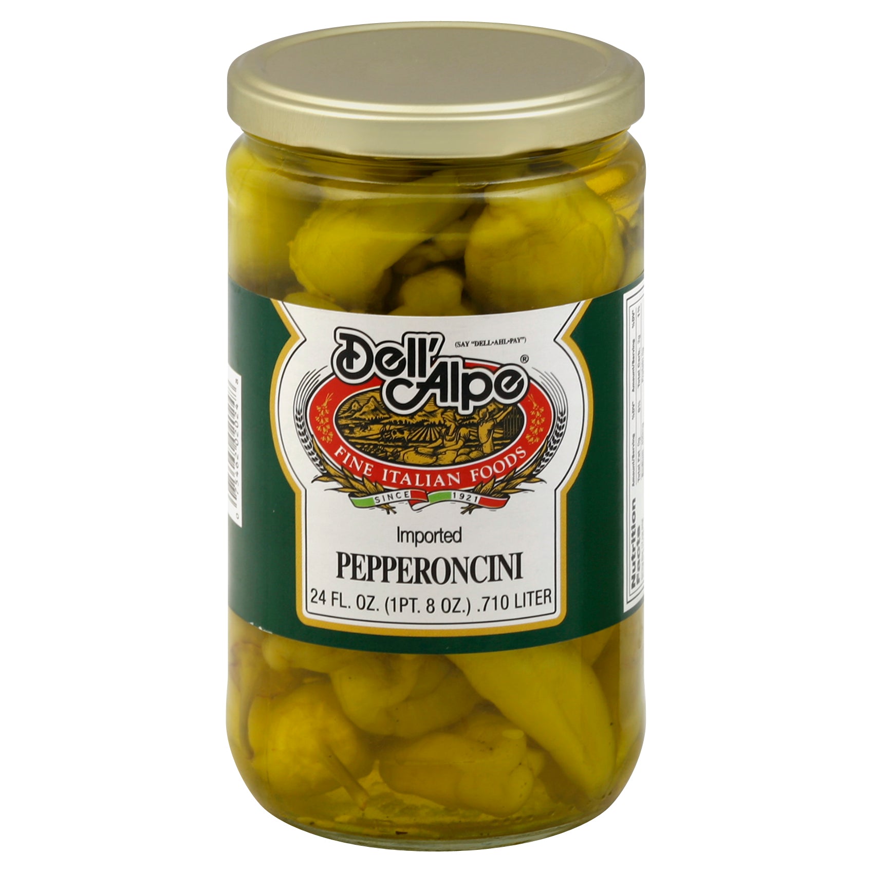 Dell Alpe Pepperoncini 24 Oz (Pack Of 12)