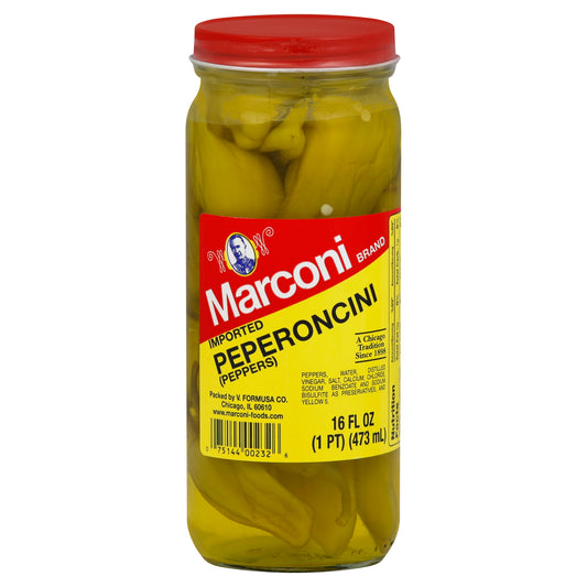 Marconi Pepperoncini Imported 16 oz (Pack Of 12)