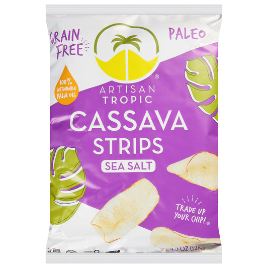 Artisan Tropic Cassava Strips Sea Salt 4.5 oz (Pack Of 12)