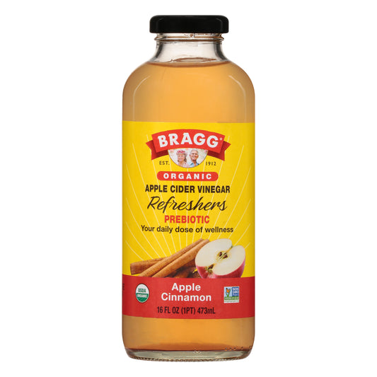 Bragg Beverage Apple Cider Apple Organic 16 FO (Pack Of 12)