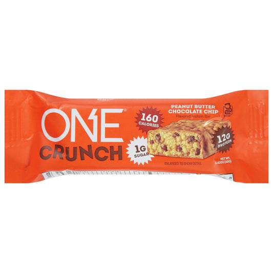 Onebar Bar Crunch Peanut Butter Chocolate Chip 40 Gm (Pack Of 12)