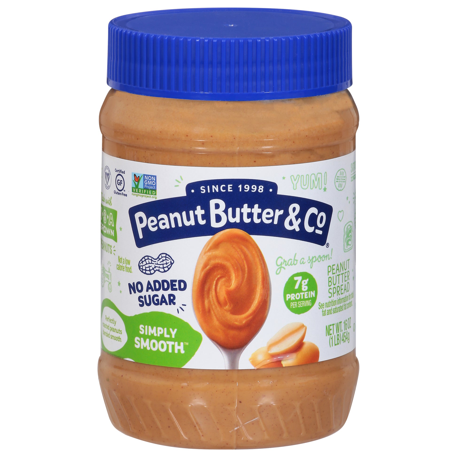 Peanut Butter & Co Peanut Butter Simply Smooth 16 oz (Pack Of 6)