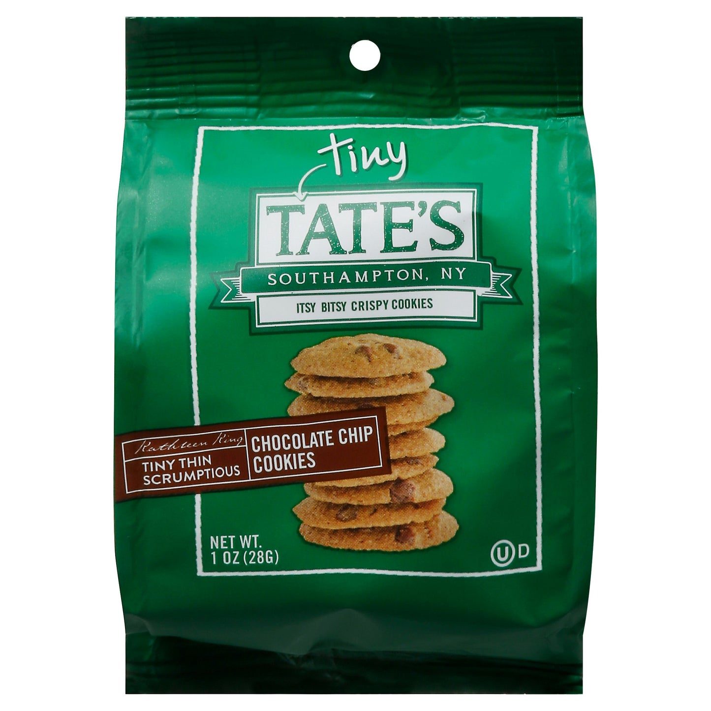 Tates Cookie Chocolate Chip Tiny 1 oz (Pack of 12)