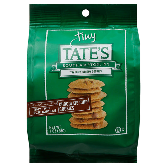 Tates Cookie Chocolate Chip Tiny 1 oz (Pack of 12)