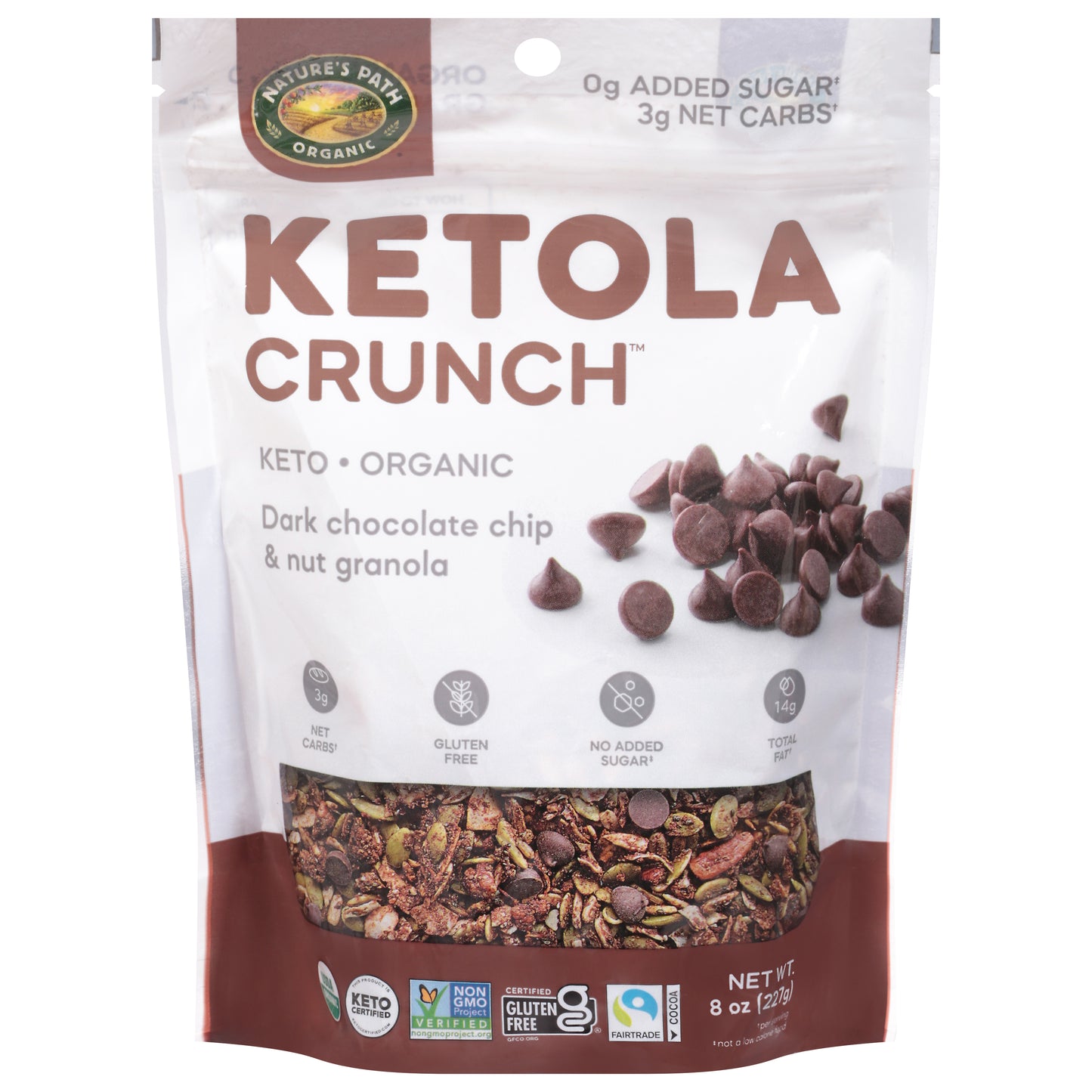 Natures Path Granola Ketola Crunch Chocolate Organic 8 oz (Pack Of 6)