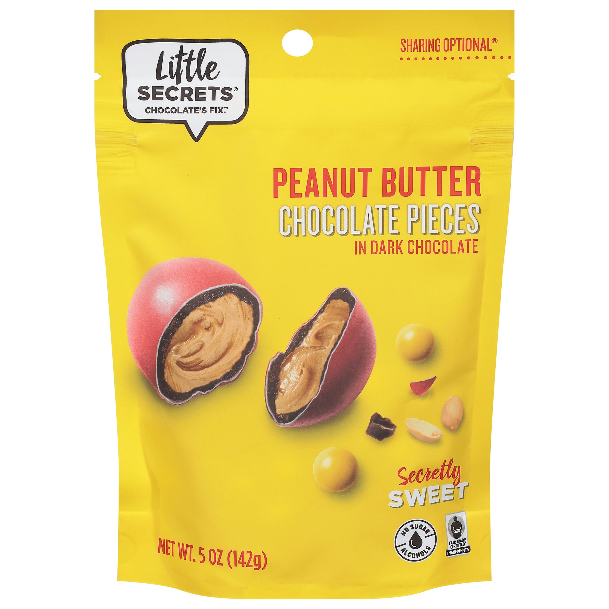 Little Secrets Llc Candy Chocolate Dark Peanut Butter 5 Oz (Pack of 8)