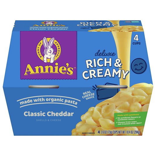 Annies Homegrown Pasta Mac N Cheese Classic 4Pack