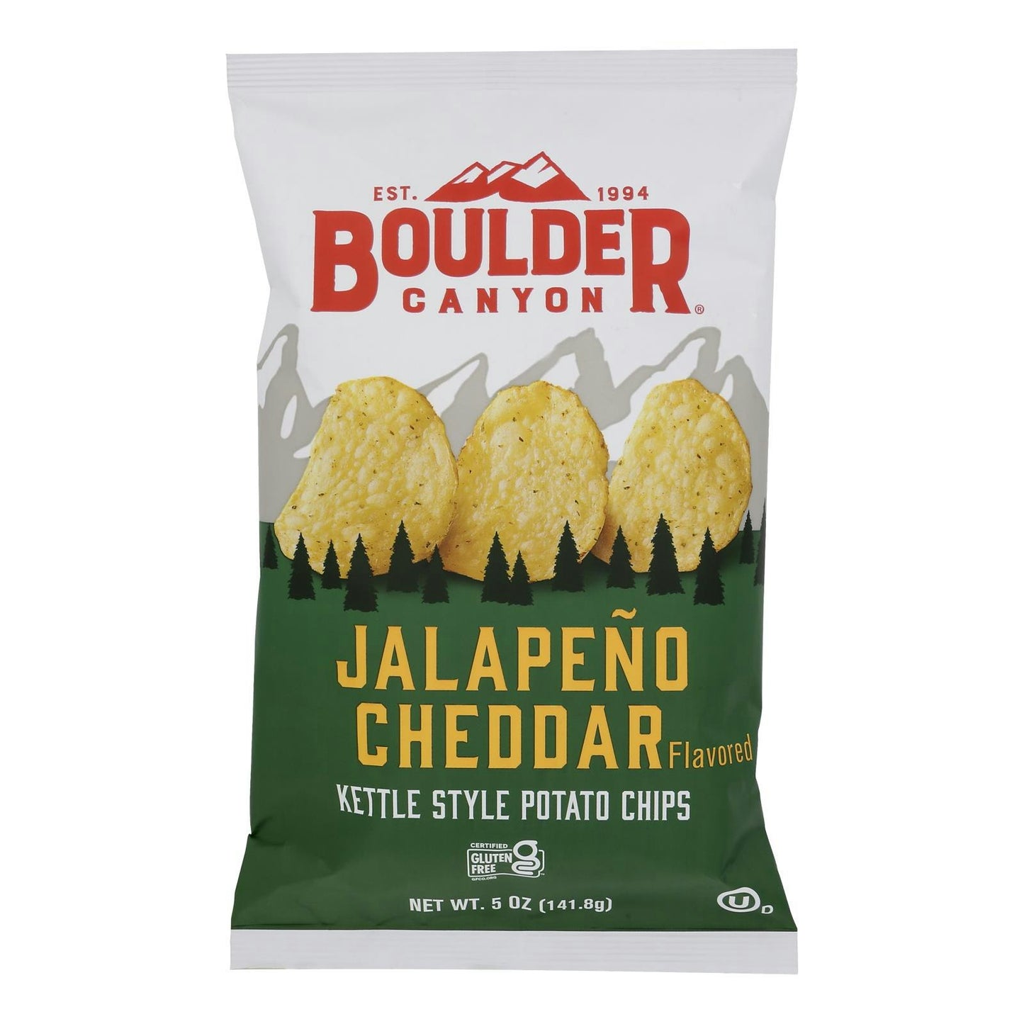 Boulder Canyon Chips - Jalapeno Cheddar - 5 oz (Pack of 12)